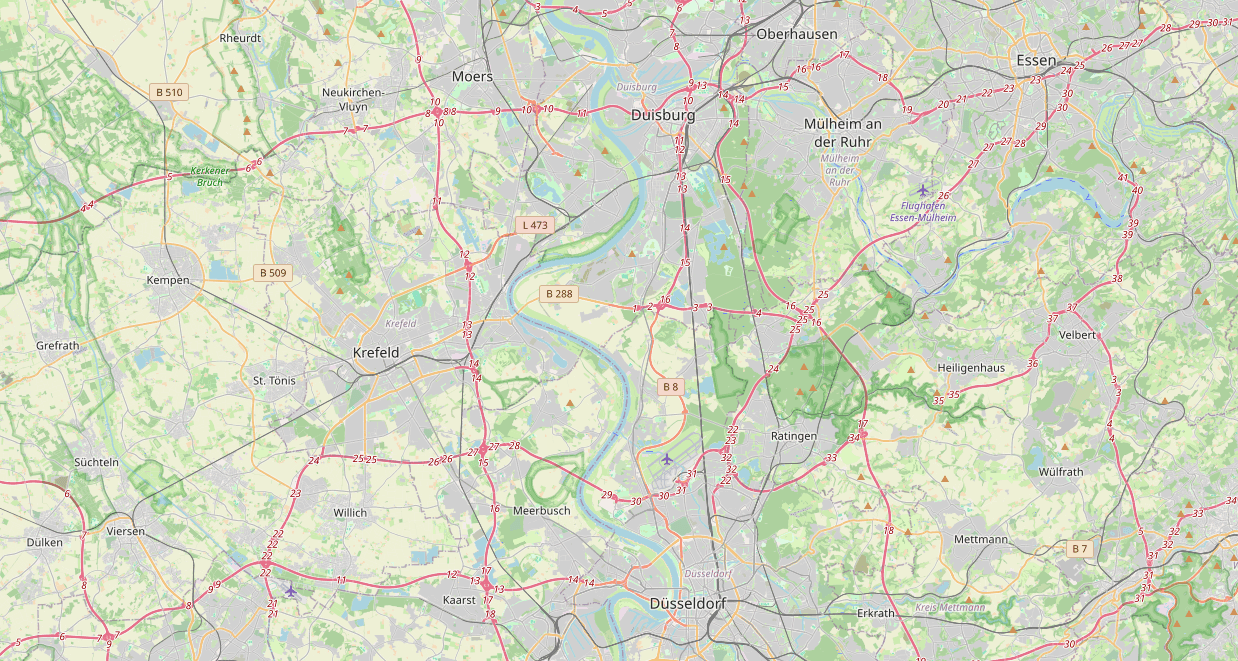 Kartenausschnitt der Region (Vorschau - interaktive Karte folgt)